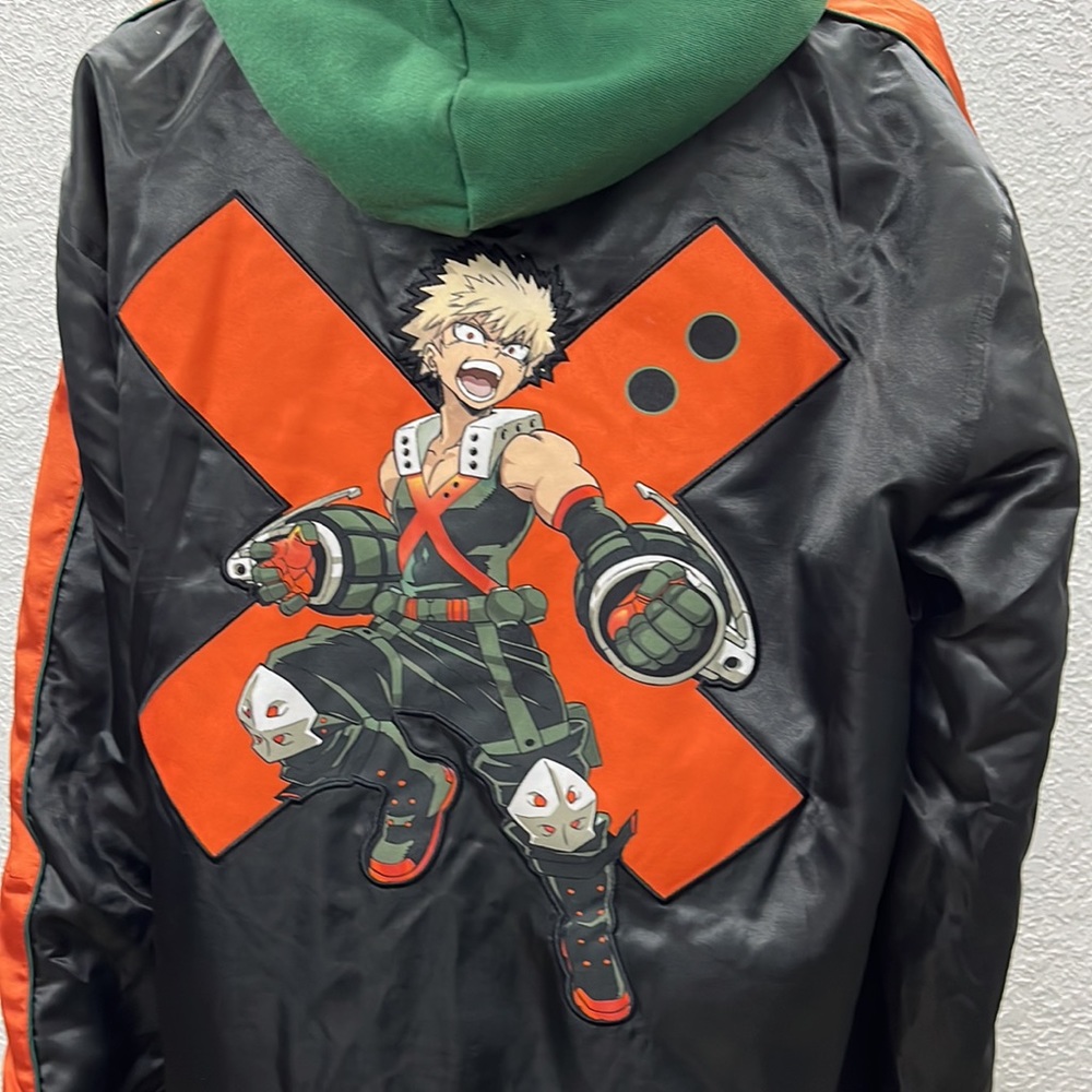 Atsuko My Hero Academia Zip Up Funimation Hooded Jacket Men’s size M - Picture 2 of 11